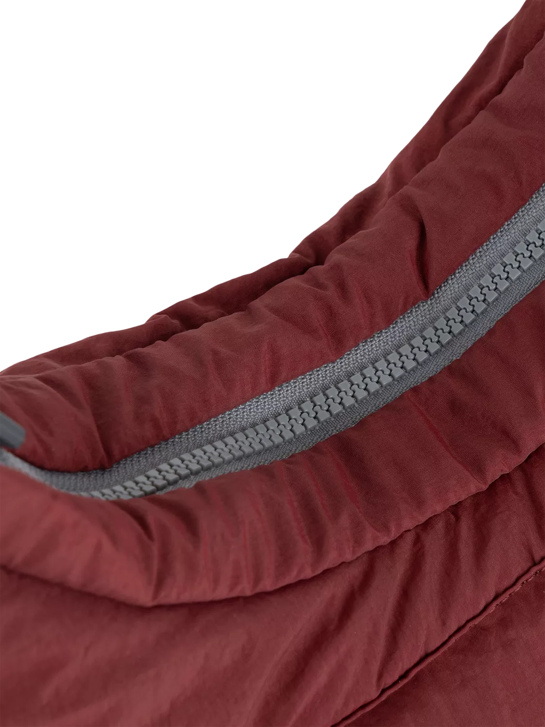 ROKA London Belsize puffy shoulder bag Bordeaux, imported from the UK