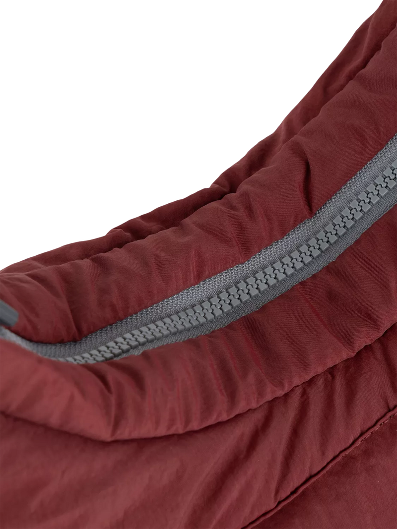 ROKA London Belsize puffy shoulder bag Bordeaux, imported from the UK