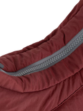 ROKA London Belsize puffy shoulder bag Bordeaux, imported from the UK