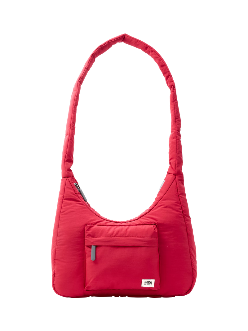 ROKA London Belsize Taslon crossbody bag with compartments (British brand)
