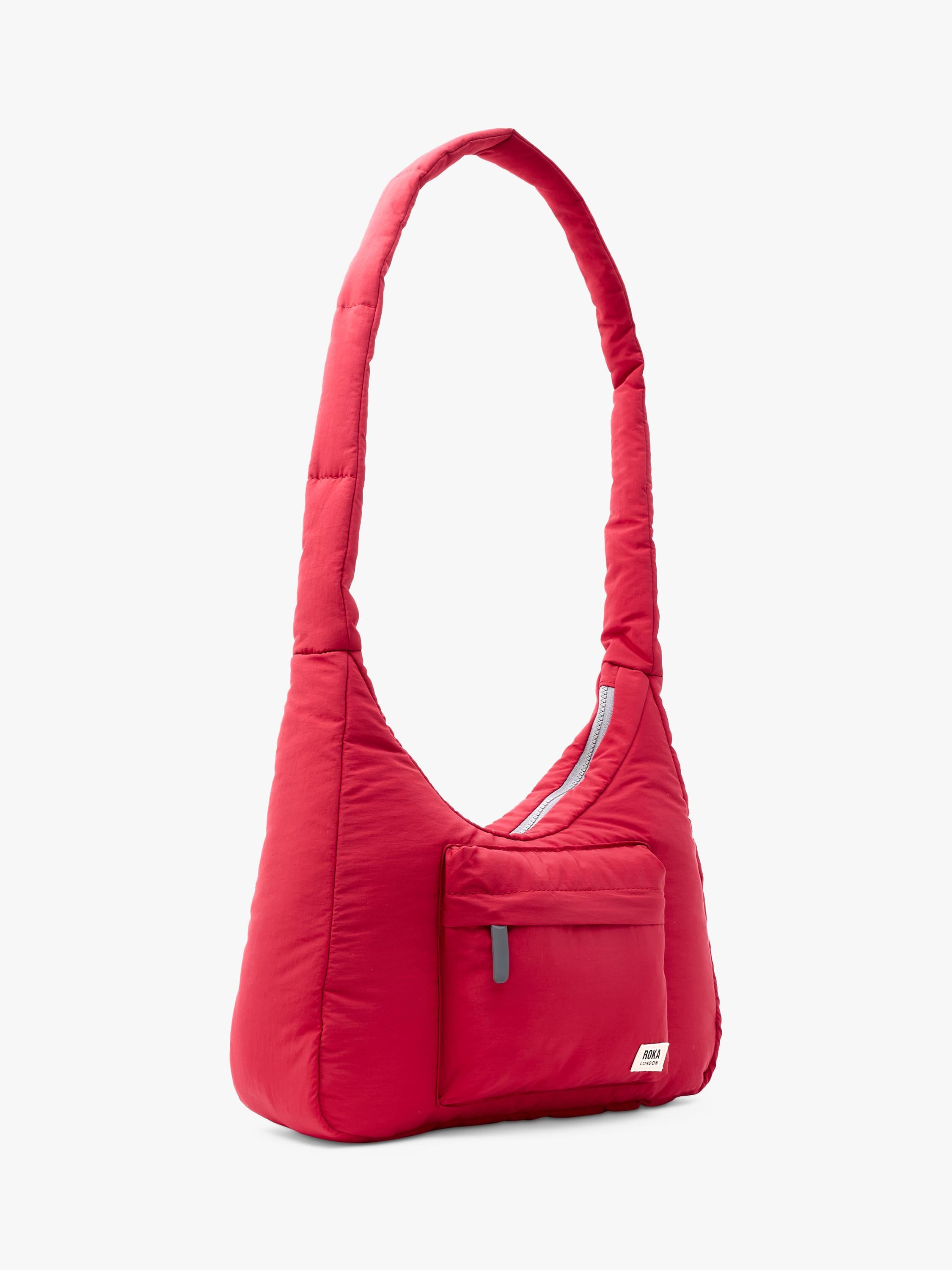 ROKA London Belsize Taslon crossbody bag with compartments (British brand)