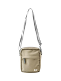 ROKA London Bond crossbody bag in green, imported from the UK
