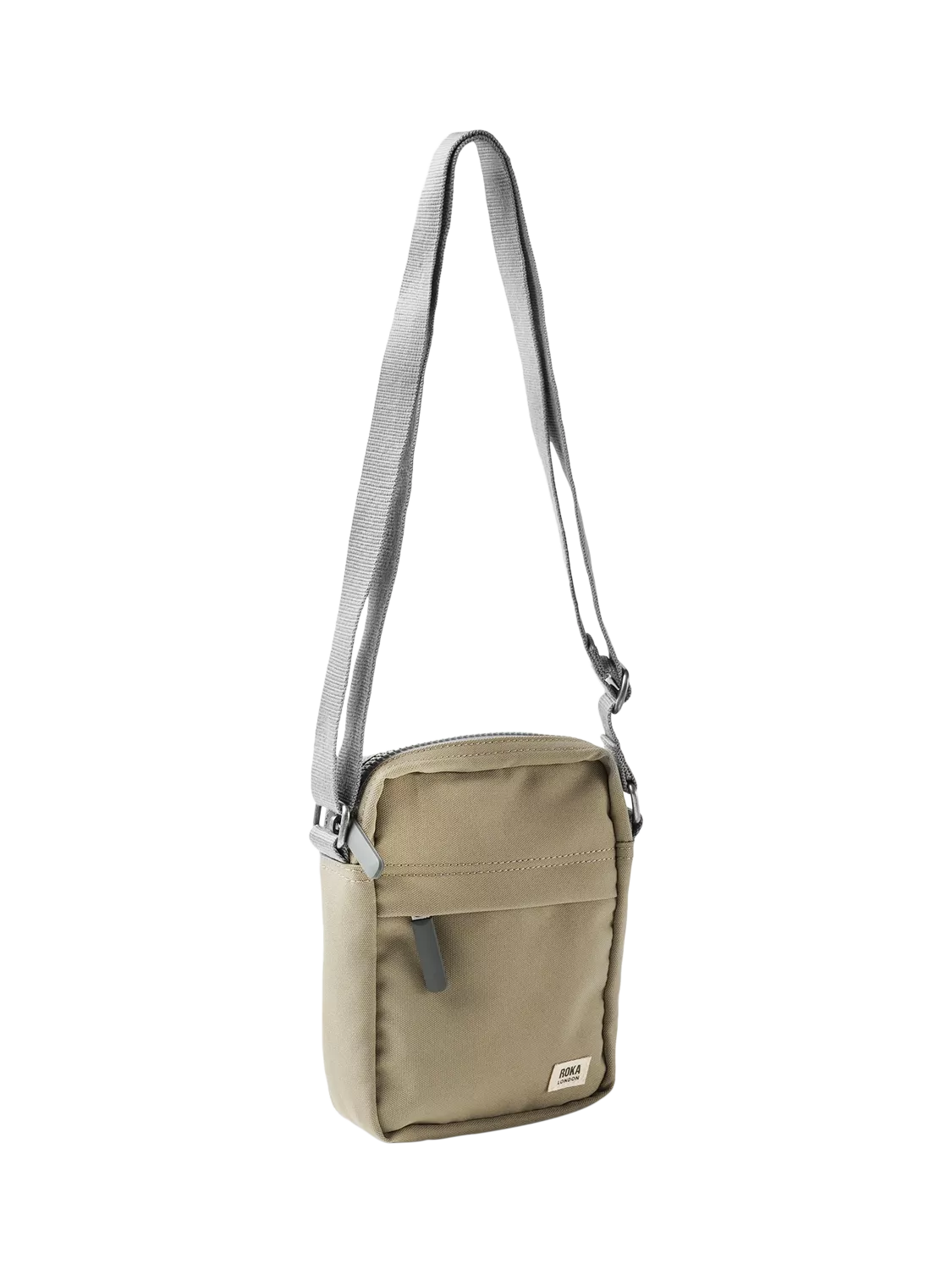 ROKA London Bond crossbody bag in green, imported from the UK