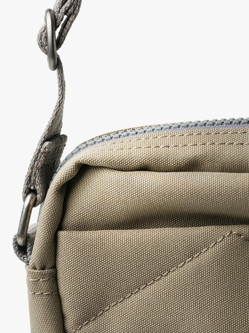 ROKA London Bond crossbody bag in green, imported from the UK
