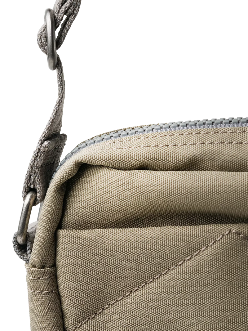 ROKA London Bond crossbody bag in green, imported from the UK