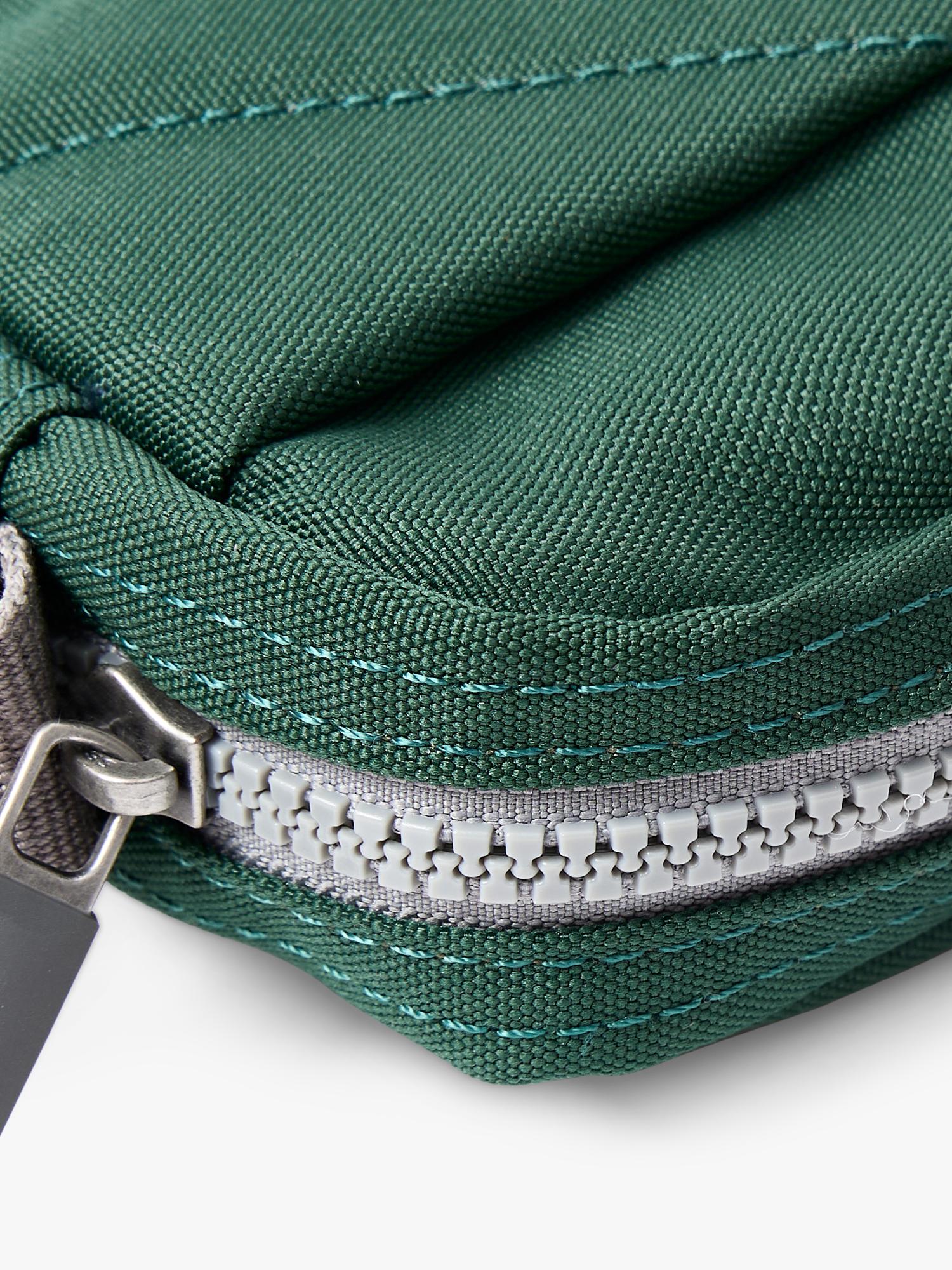 ROKA London green crossbody bag, imported from the UK