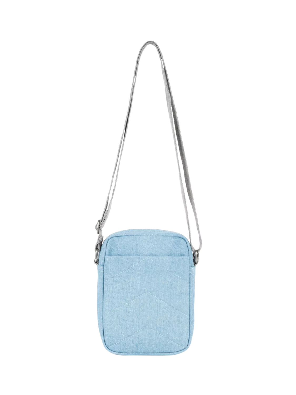 ROKA London crossbody bag blue recycled nylon, UK version