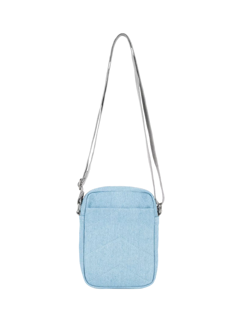 ROKA London crossbody bag blue recycled nylon, UK version