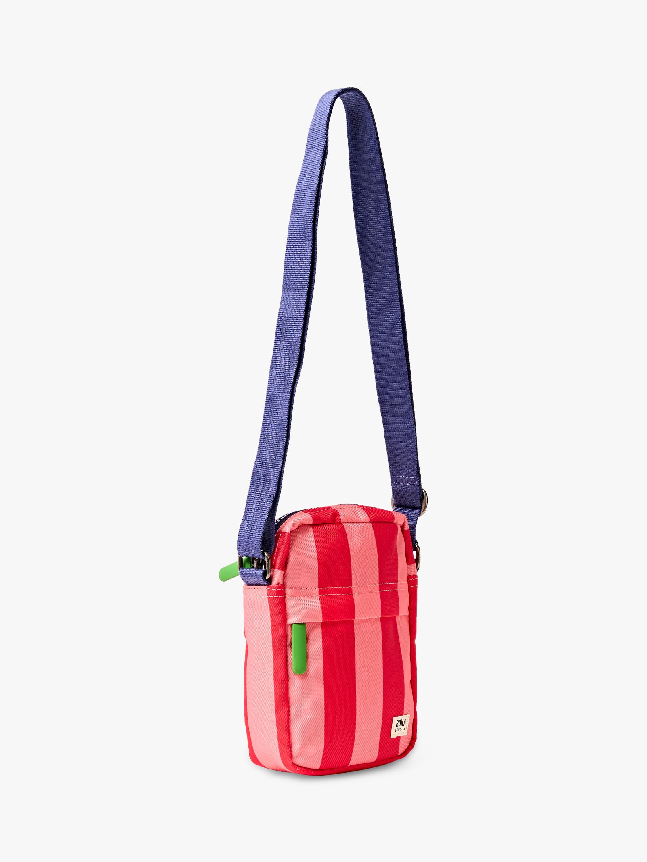 ROKA London Bond striped crossbody bag 1.5L - British brand
