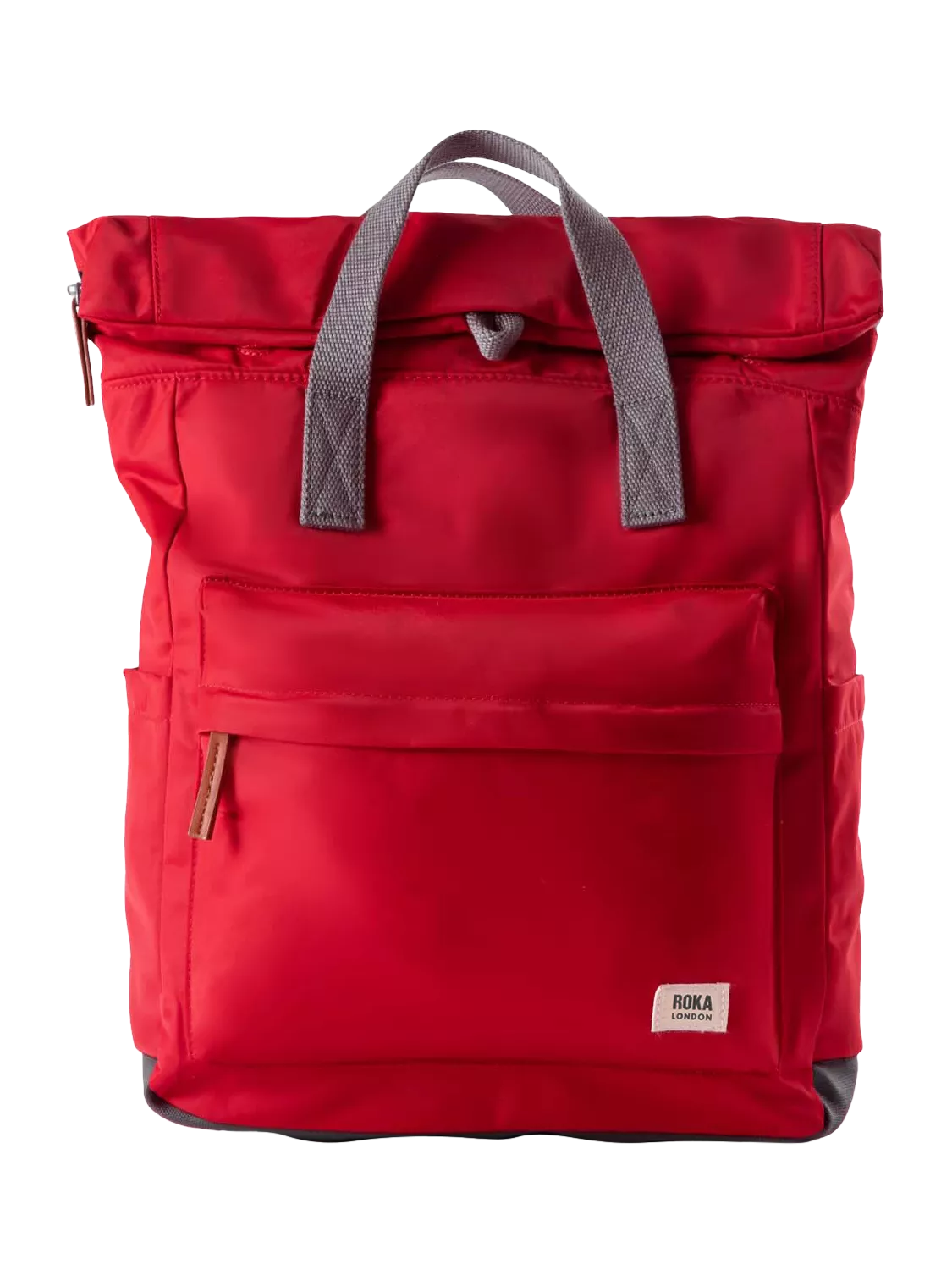 ROKA London medium canfield backpack 15L red, imported from the UK