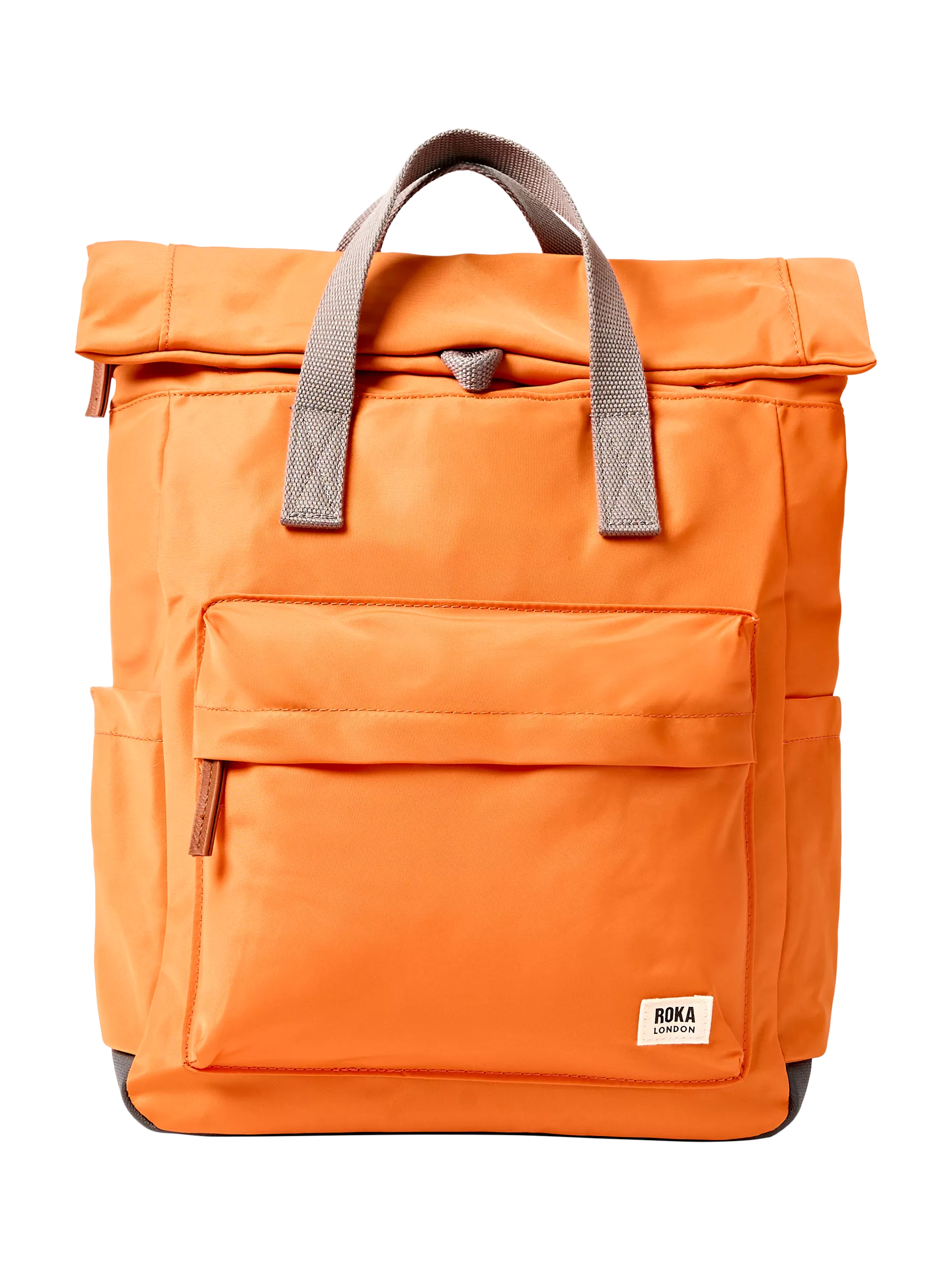 ROKA London Canfield B backpack Jaffa Orange 15L (British brand)