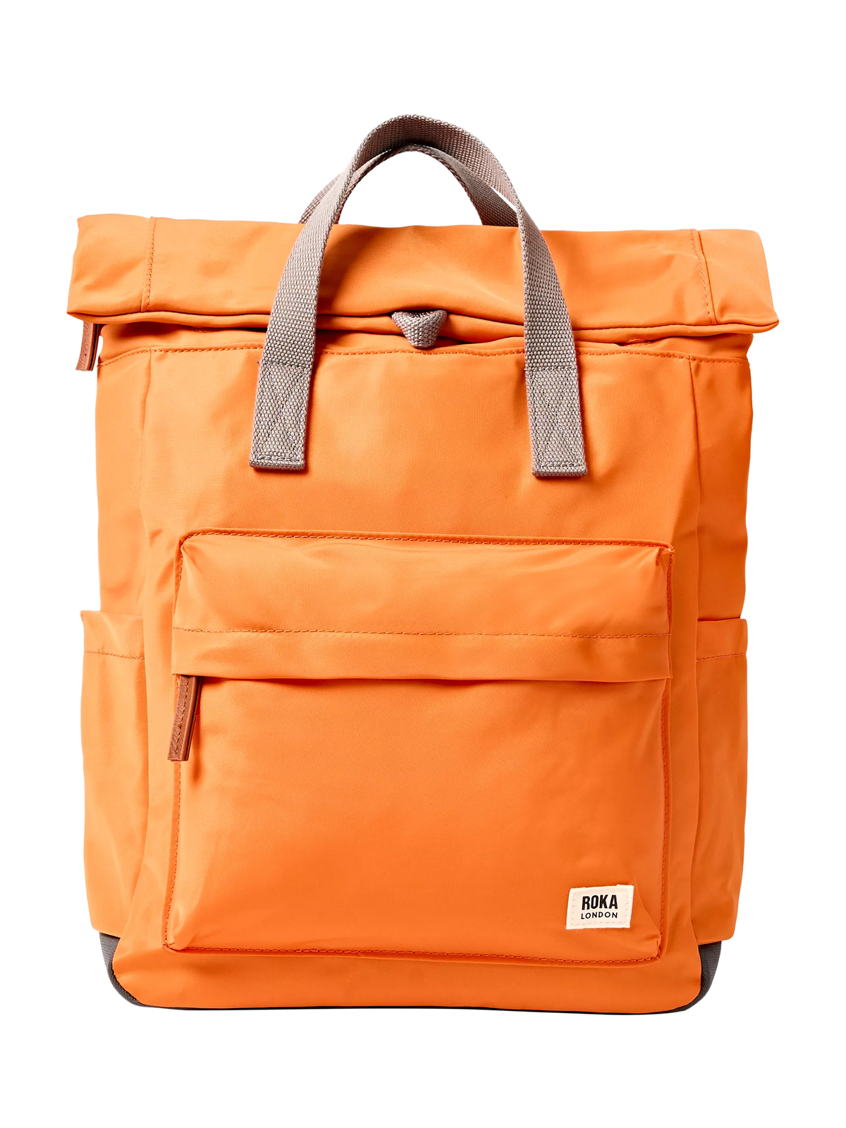 ROKA London Canfield B backpack Jaffa Orange 15L (British brand)