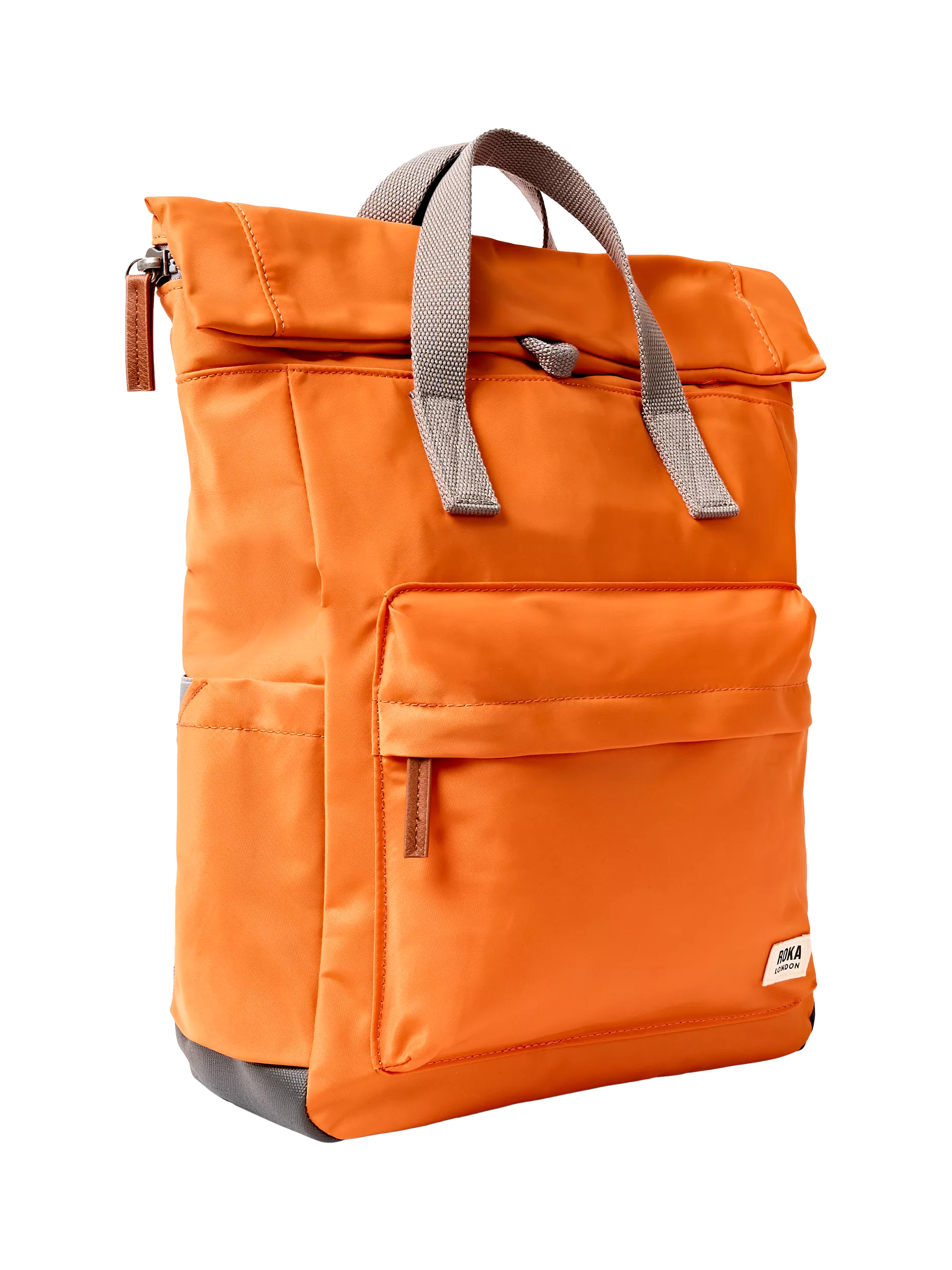ROKA London Canfield B backpack Jaffa Orange 15L (British brand)