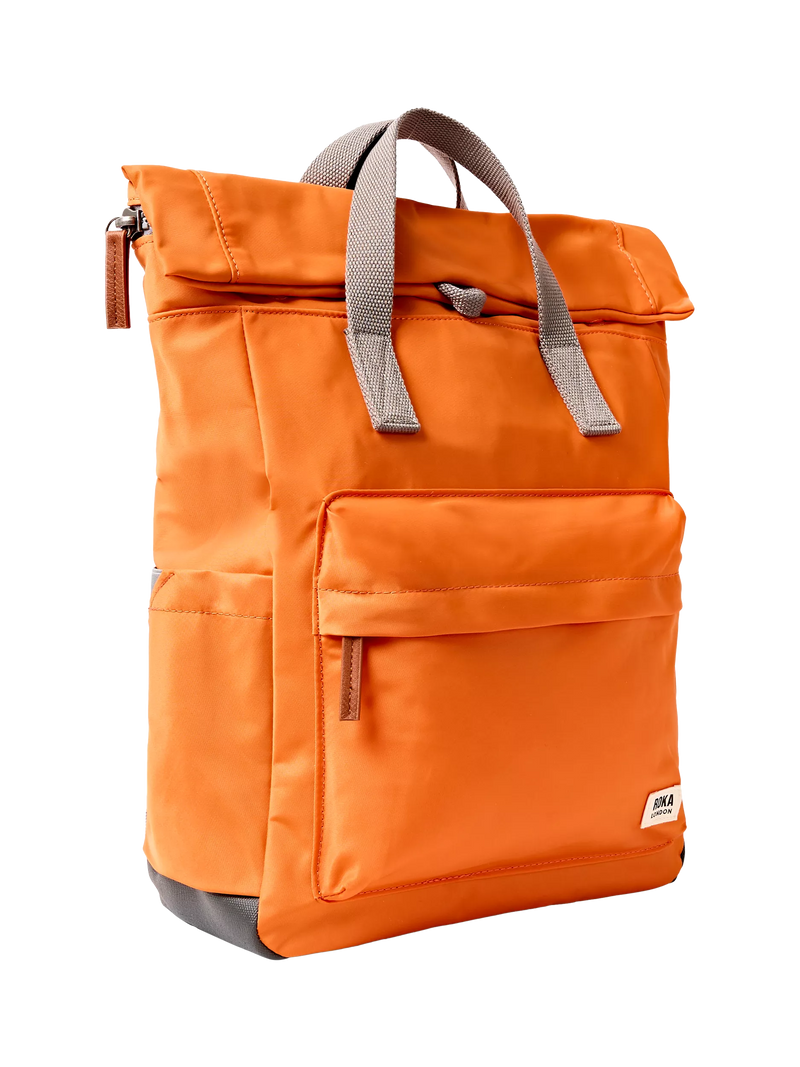 ROKA London Canfield B backpack Jaffa Orange 15L (British brand)