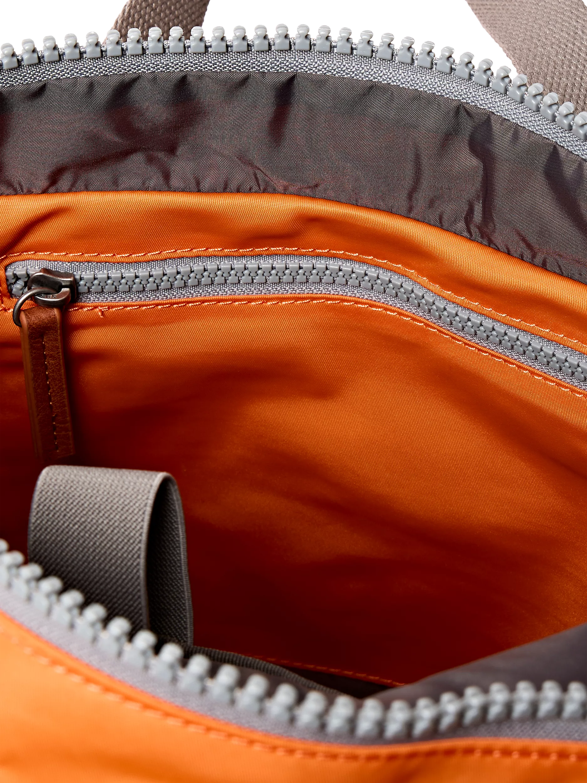 ROKA London Canfield B backpack Jaffa Orange 15L (British brand)