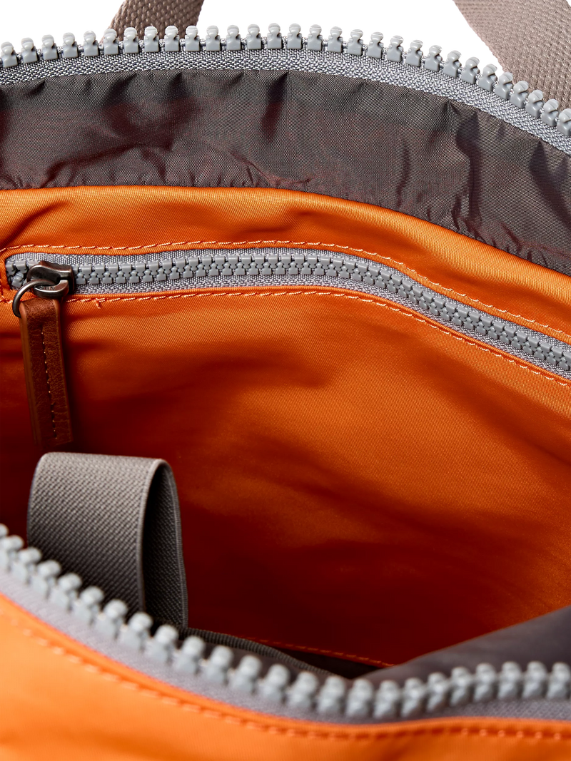 ROKA London Canfield B backpack Jaffa Orange 15L (British brand)