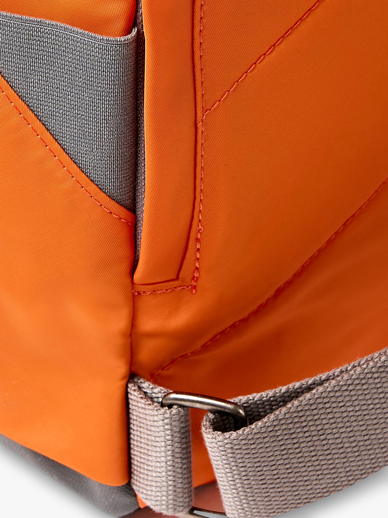 ROKA London Canfield B backpack Jaffa Orange 15L (British brand)
