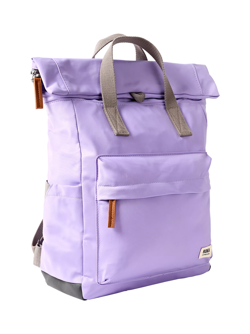 ROKA London Medium Canfield B backpack 15L Thistle Bloom, imported from the UK