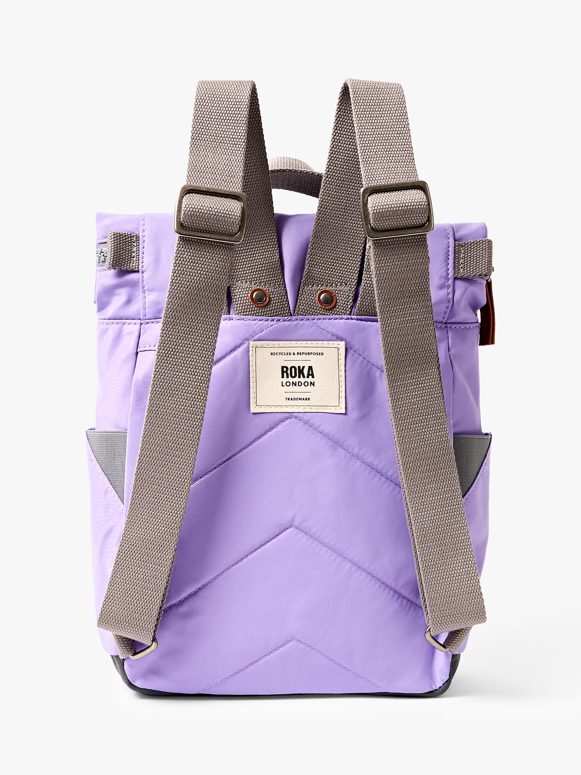 ROKA London Canfield B small backpack thistle bloom - British product