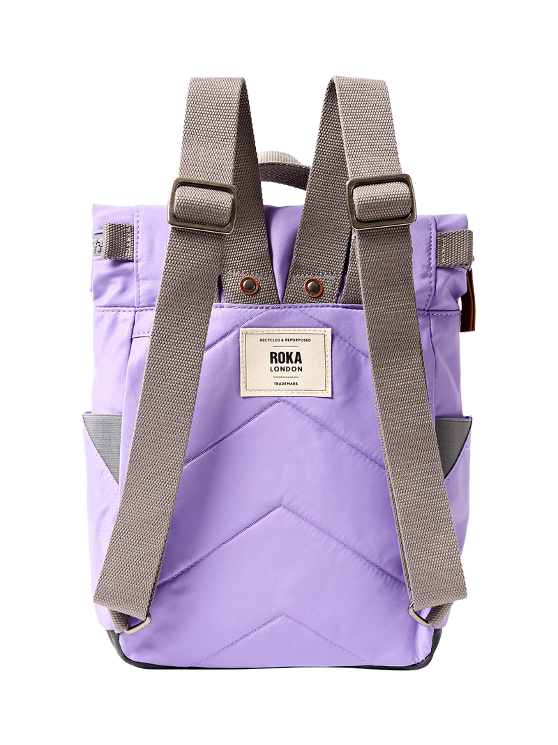 ROKA London Canfield B small backpack thistle bloom - British product