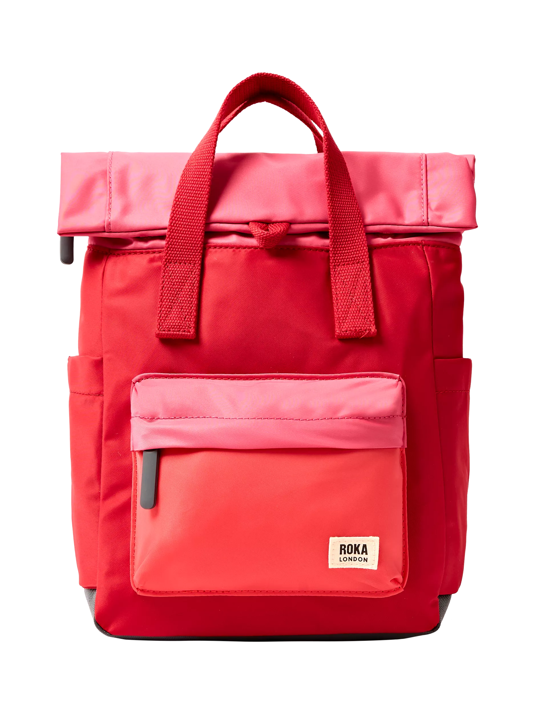 ROKA London Small Canfield B backpack red tonal 7L, imported from the UK