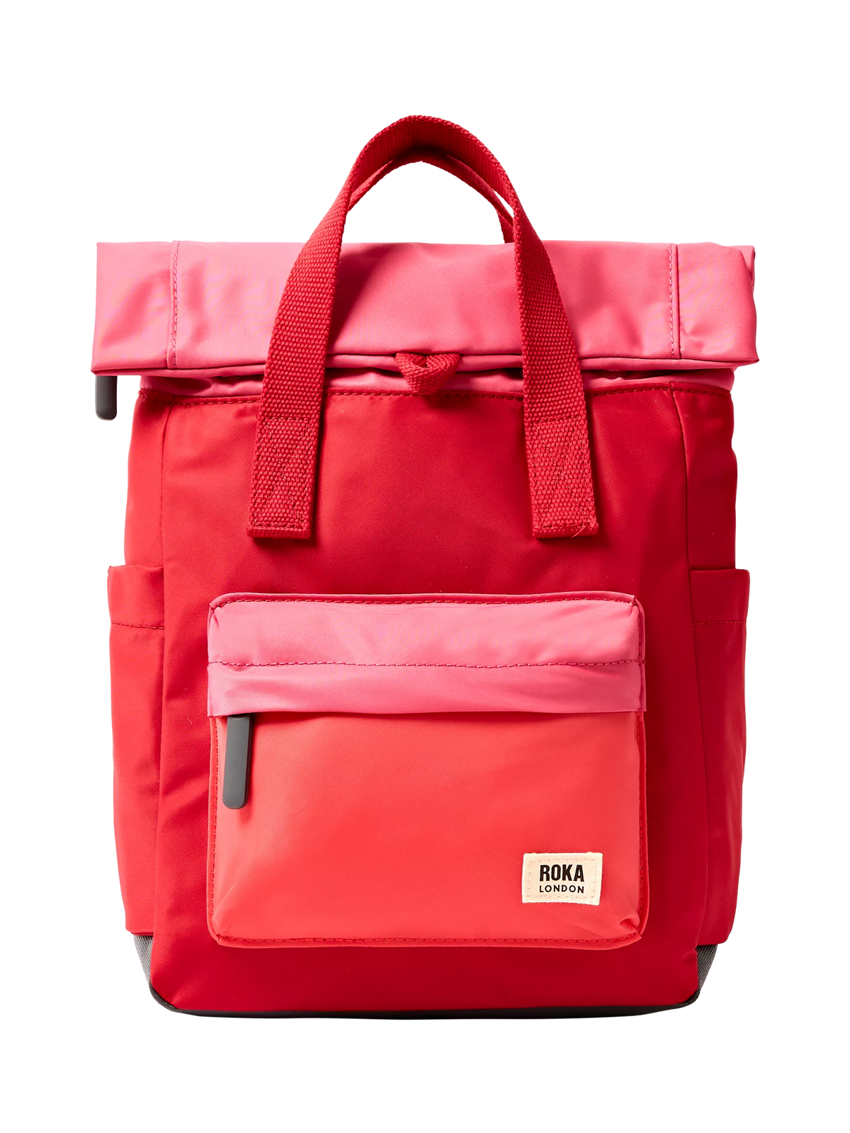 ROKA London Small Canfield B backpack red tonal 7L, imported from the UK