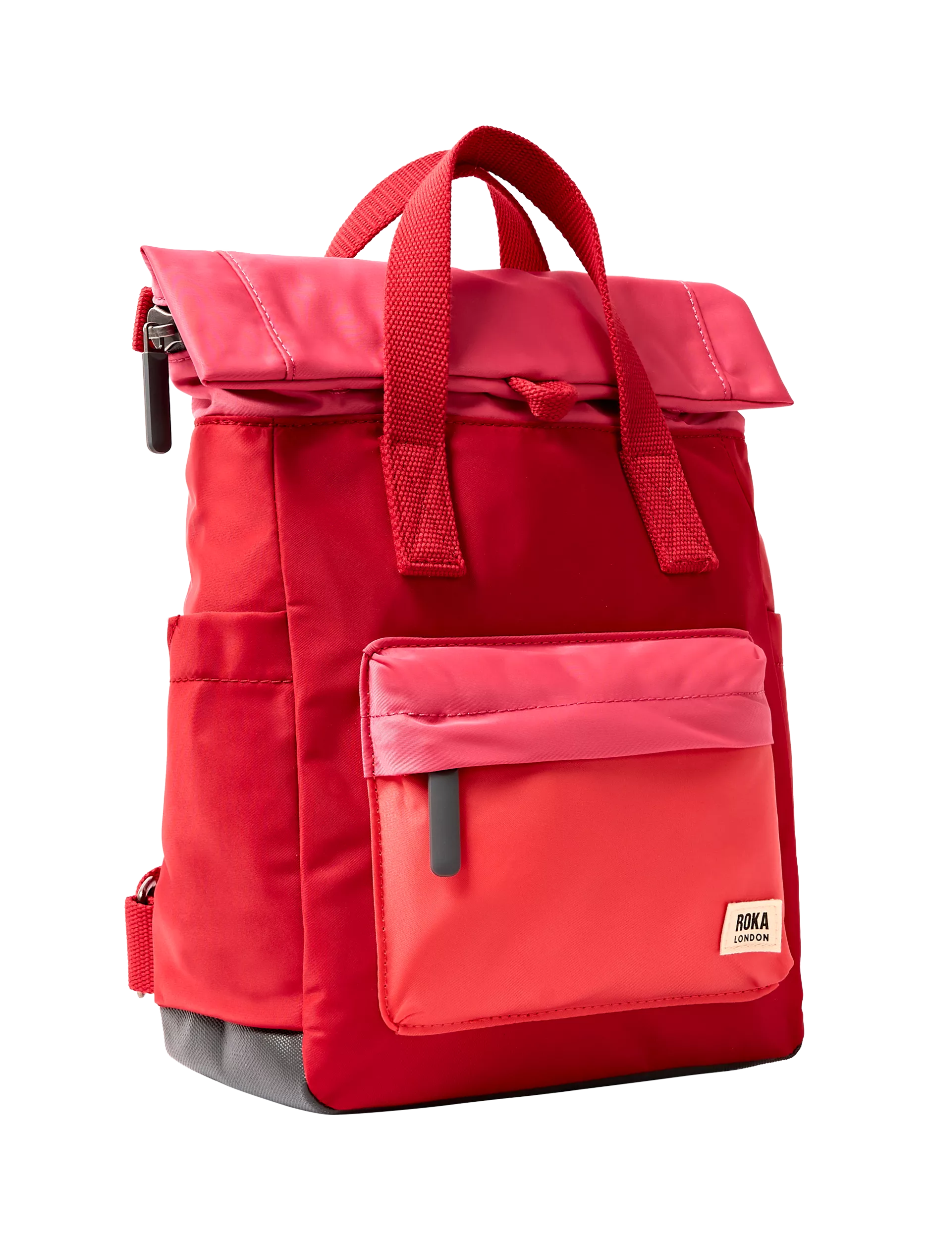 ROKA London Small Canfield B backpack red tonal 7L, imported from the UK
