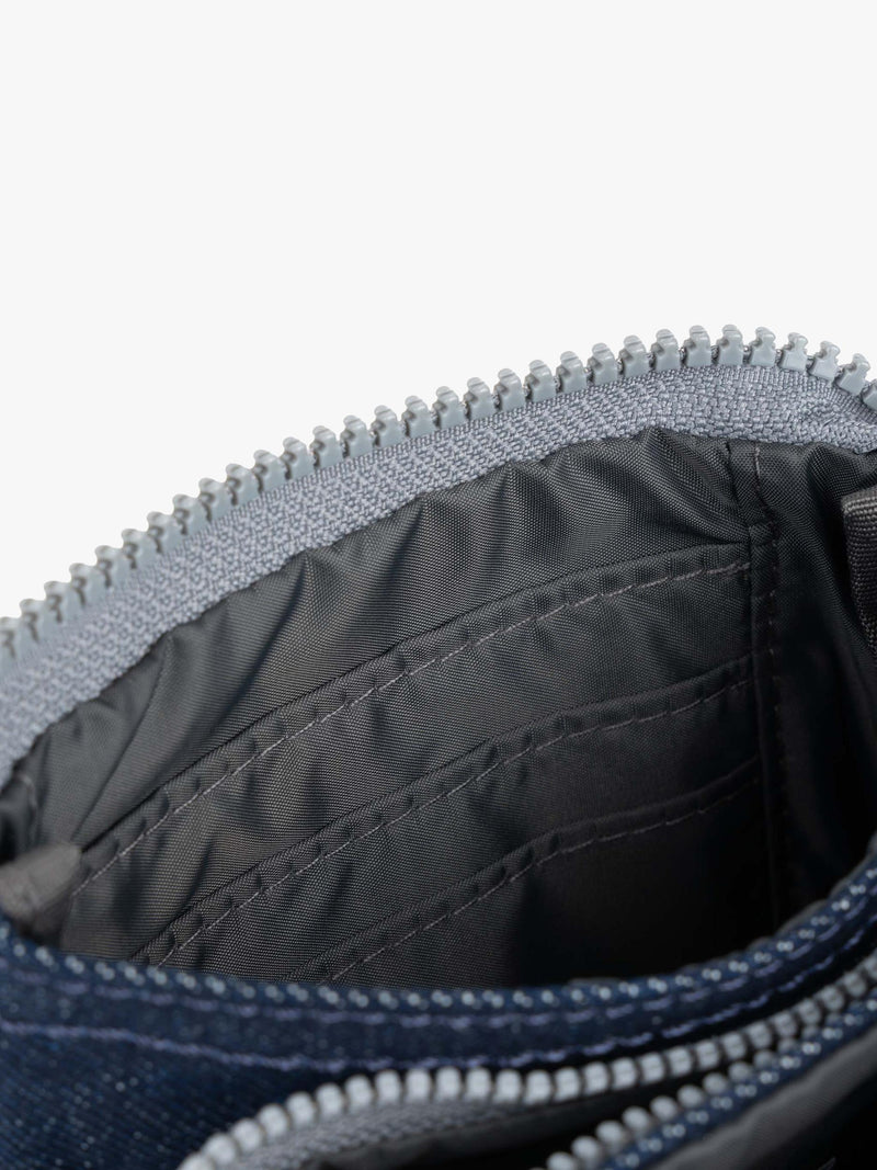 ROKA London Carnaby zipped wallet in canvas, UK version