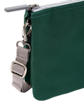 ROKA London green crossbody bag in recycled canvas, UK version