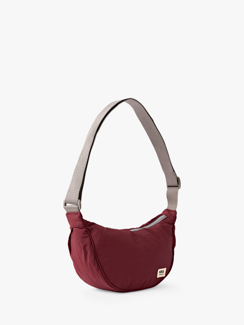 ROKA London Farringdon Taslon handbag with adjustable strap, imported from the UK