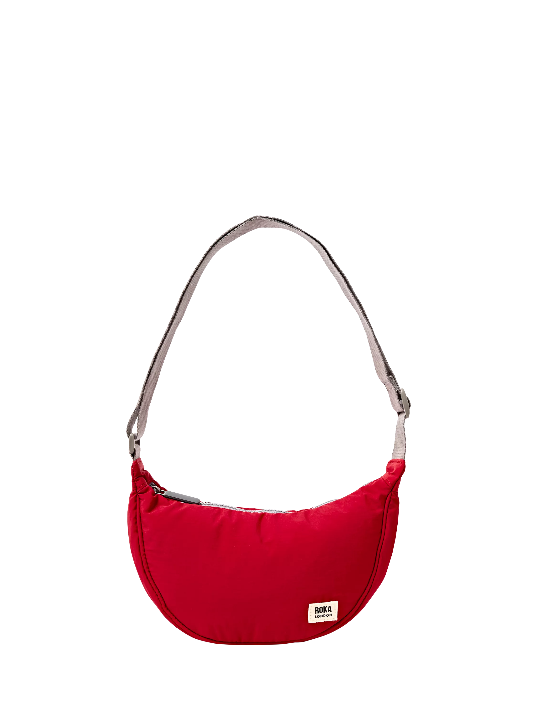 ROKA London Farringdon Taslon handbag with adjustable strap, imported from the UK