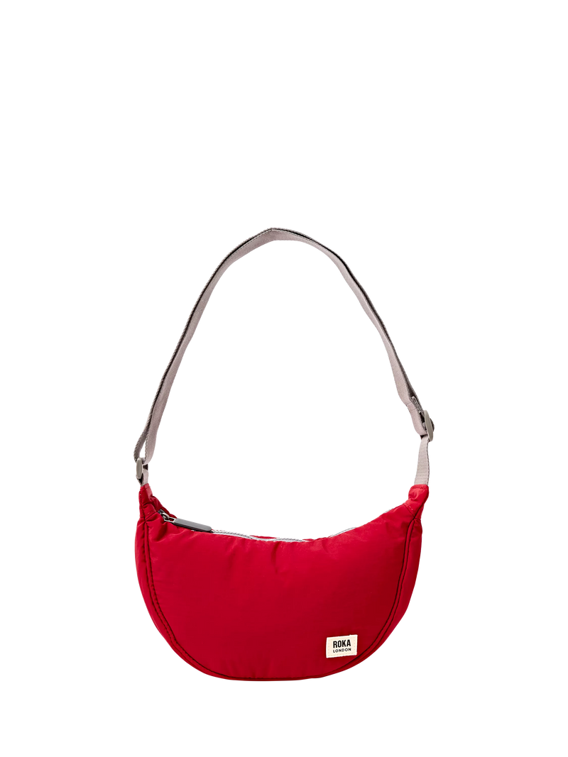 ROKA London Farringdon Taslon handbag with adjustable strap, imported from the UK