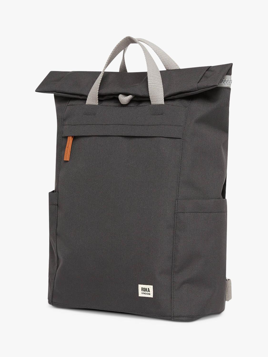 ROKA London Finchley Large 20 litre canvas backpack (British brand)