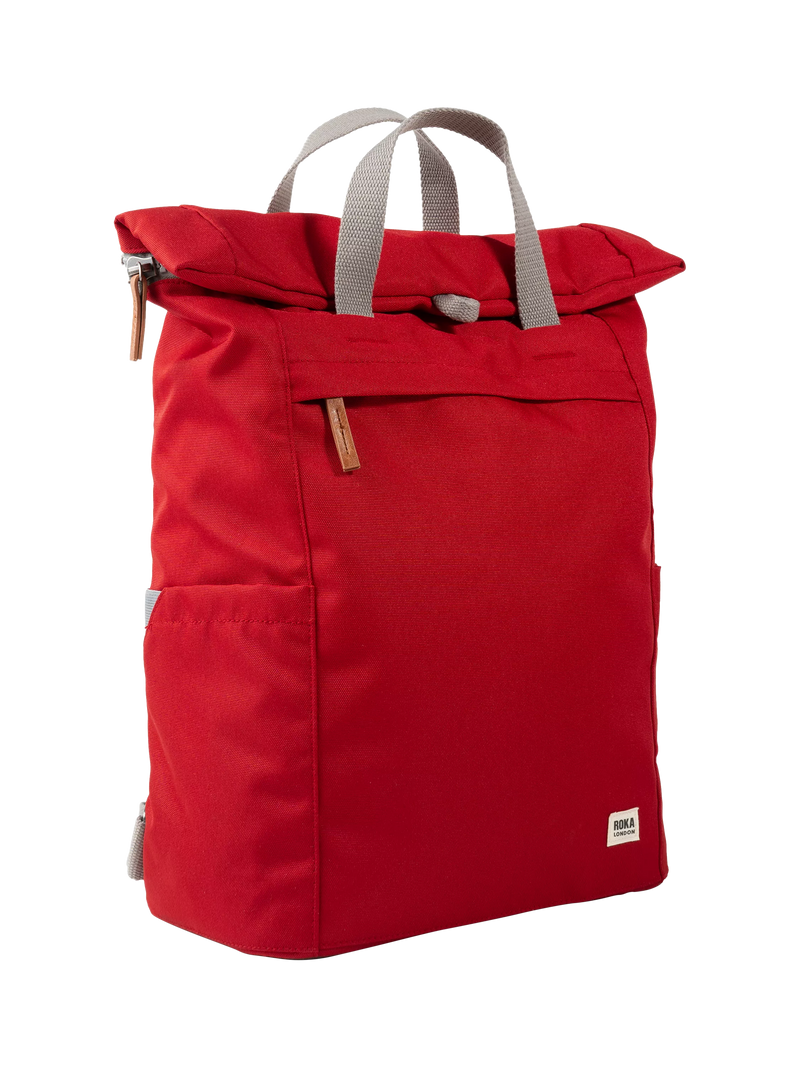 ROKA London Finchley Large backpack 20L red (British brand)