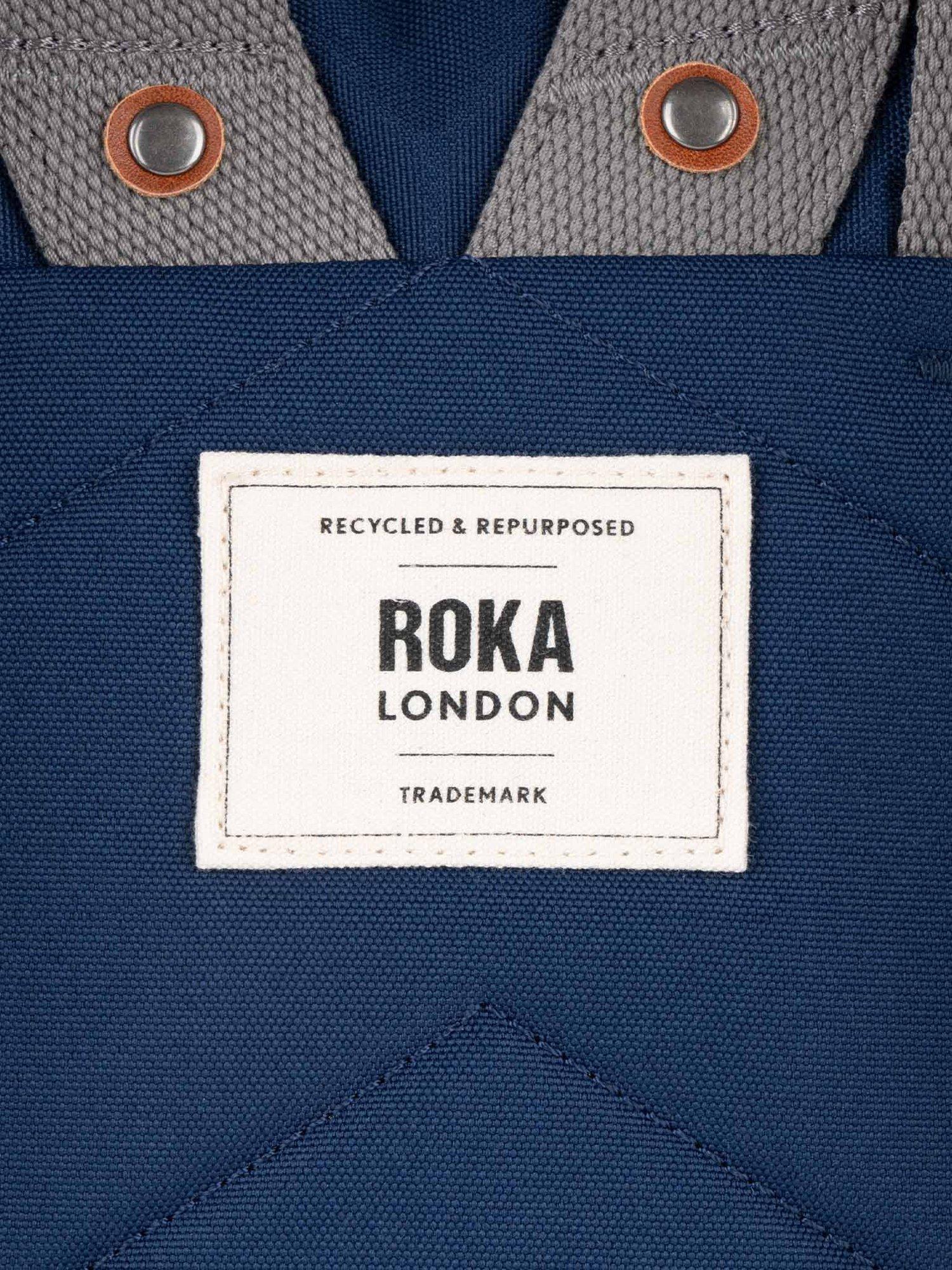 ROKA London Finchley medium backpack 15L blue (British brand)