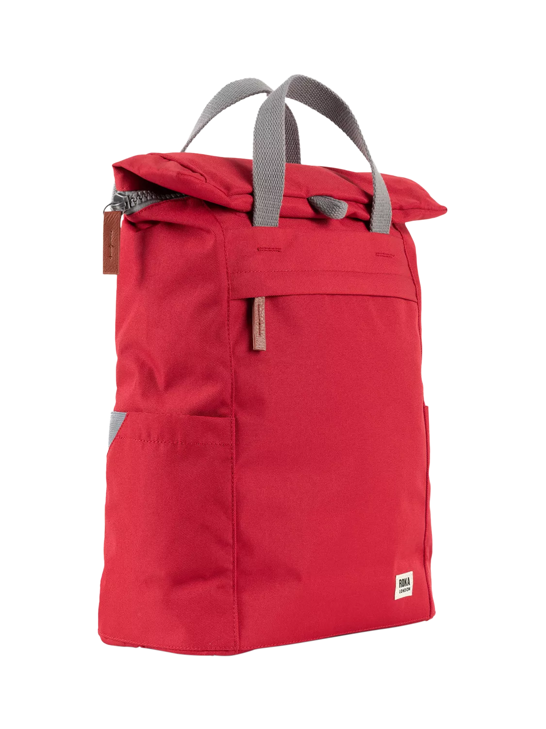 ROKA London Finchley medium backpack 15L red (British brand)