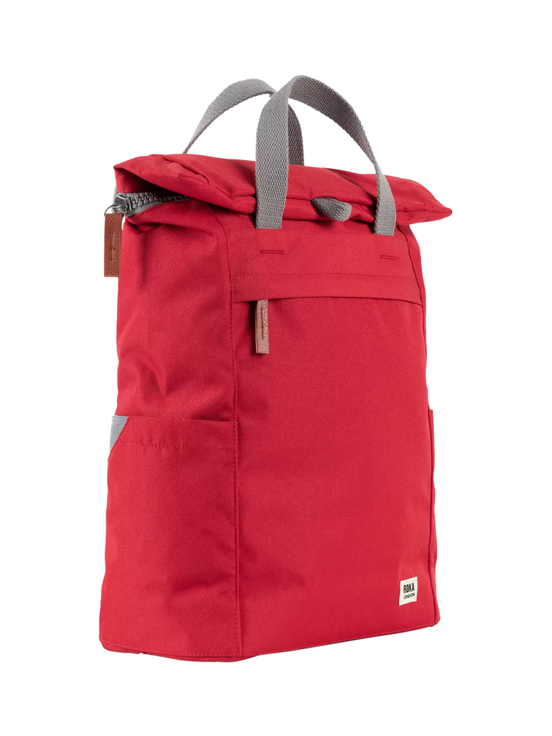 ROKA London Finchley medium backpack 15L red (British brand)