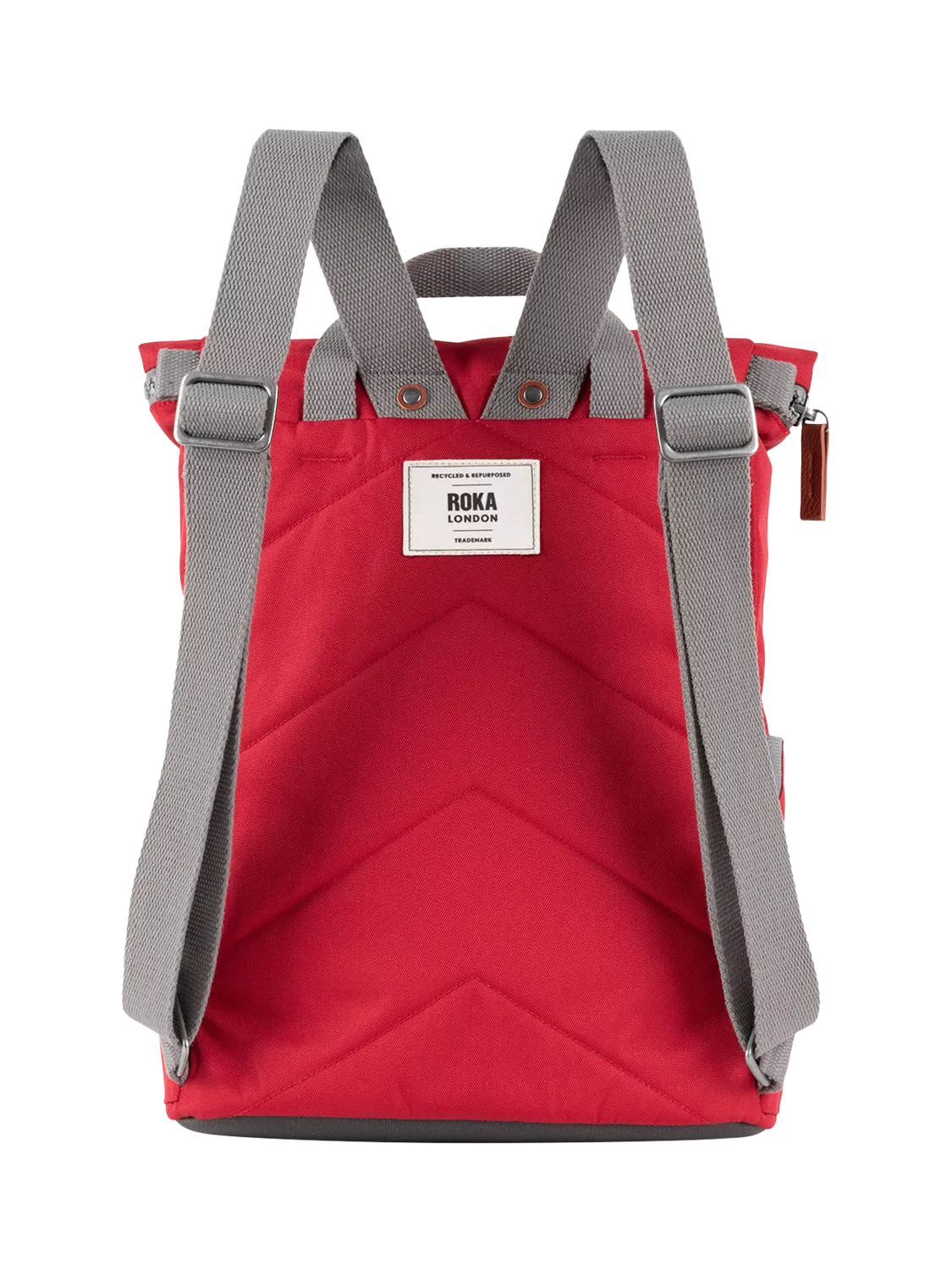 ROKA London Finchley medium backpack 15L red (British brand)