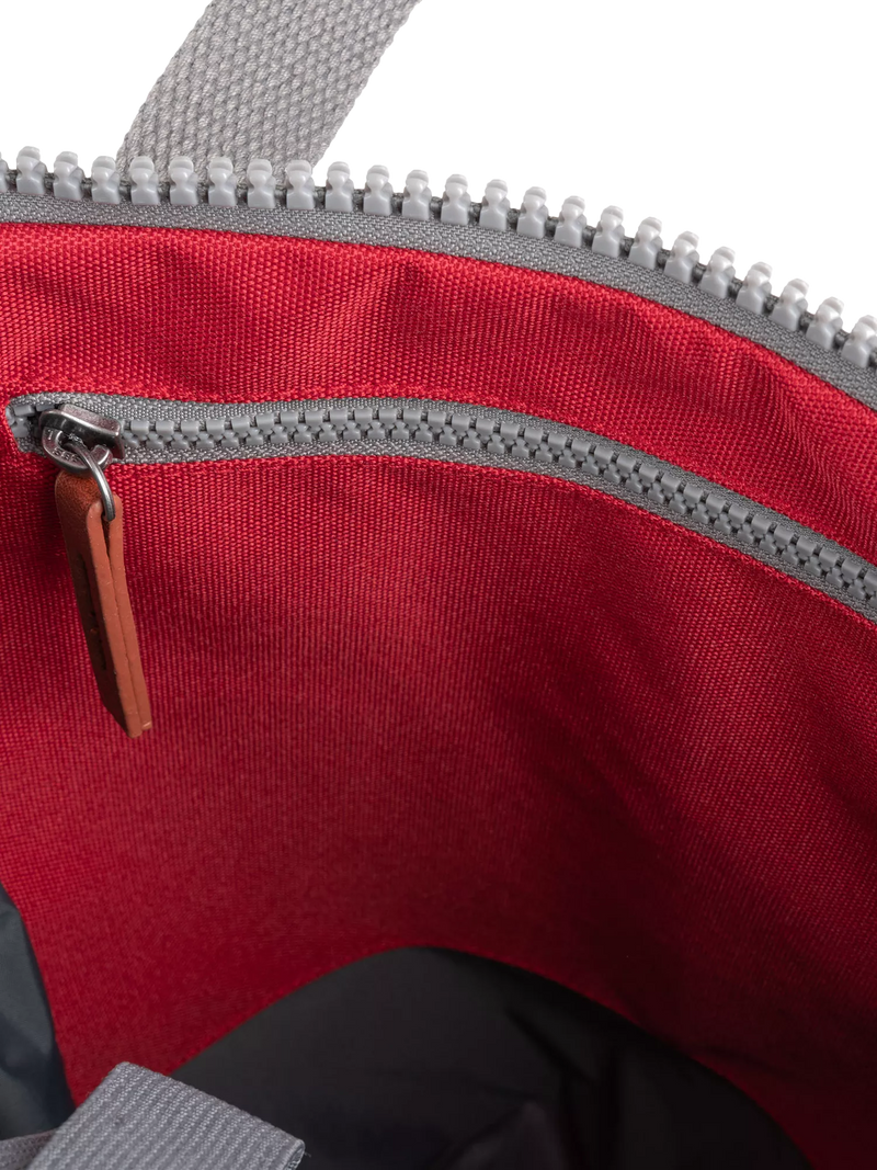 ROKA London Finchley medium backpack 15L red (British brand)
