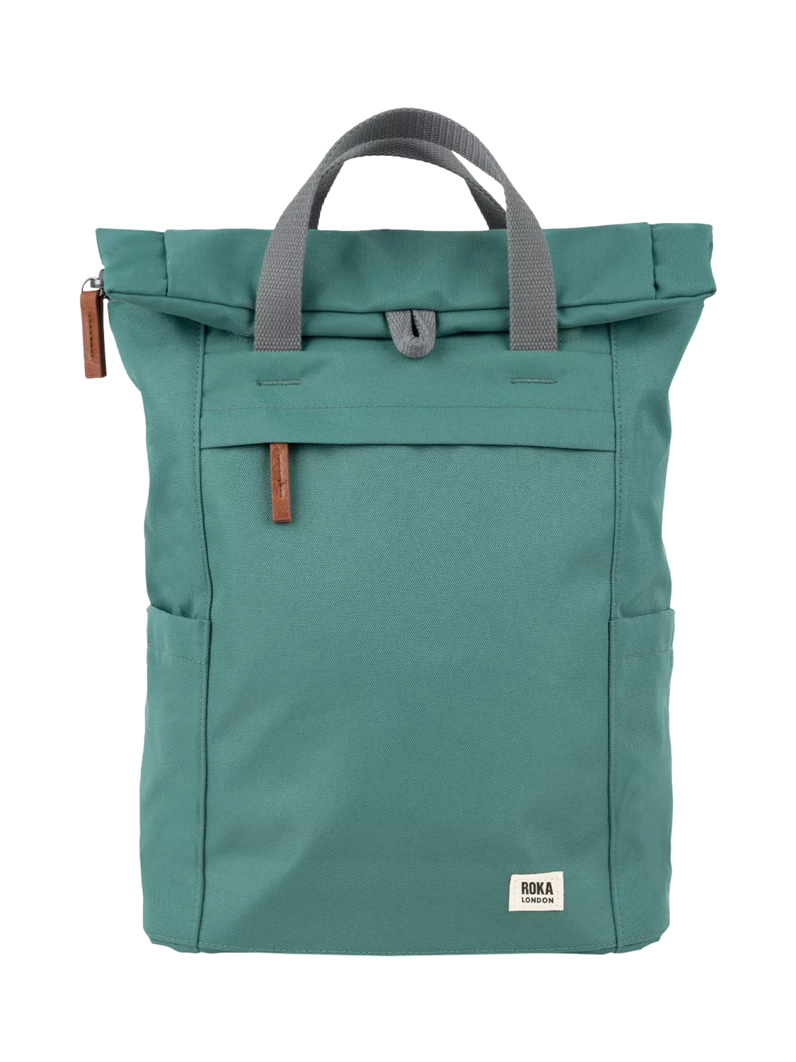 ROKA London backpack Finchley medium 15L green - British product