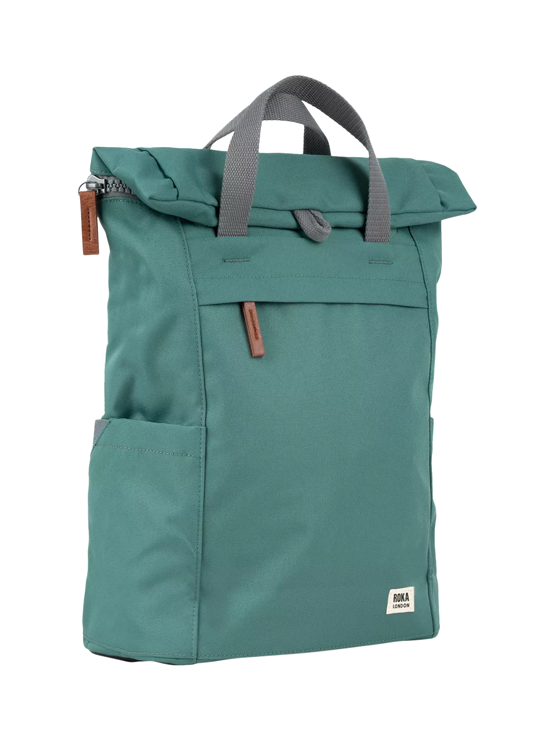 ROKA London backpack Finchley medium 15L green - British product