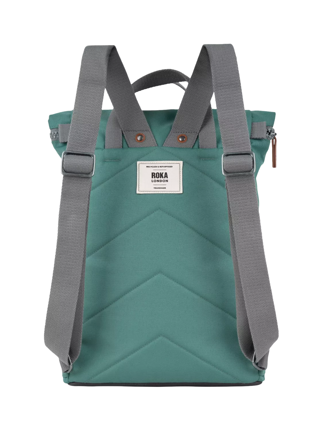 ROKA London backpack Finchley medium 15L green - British product