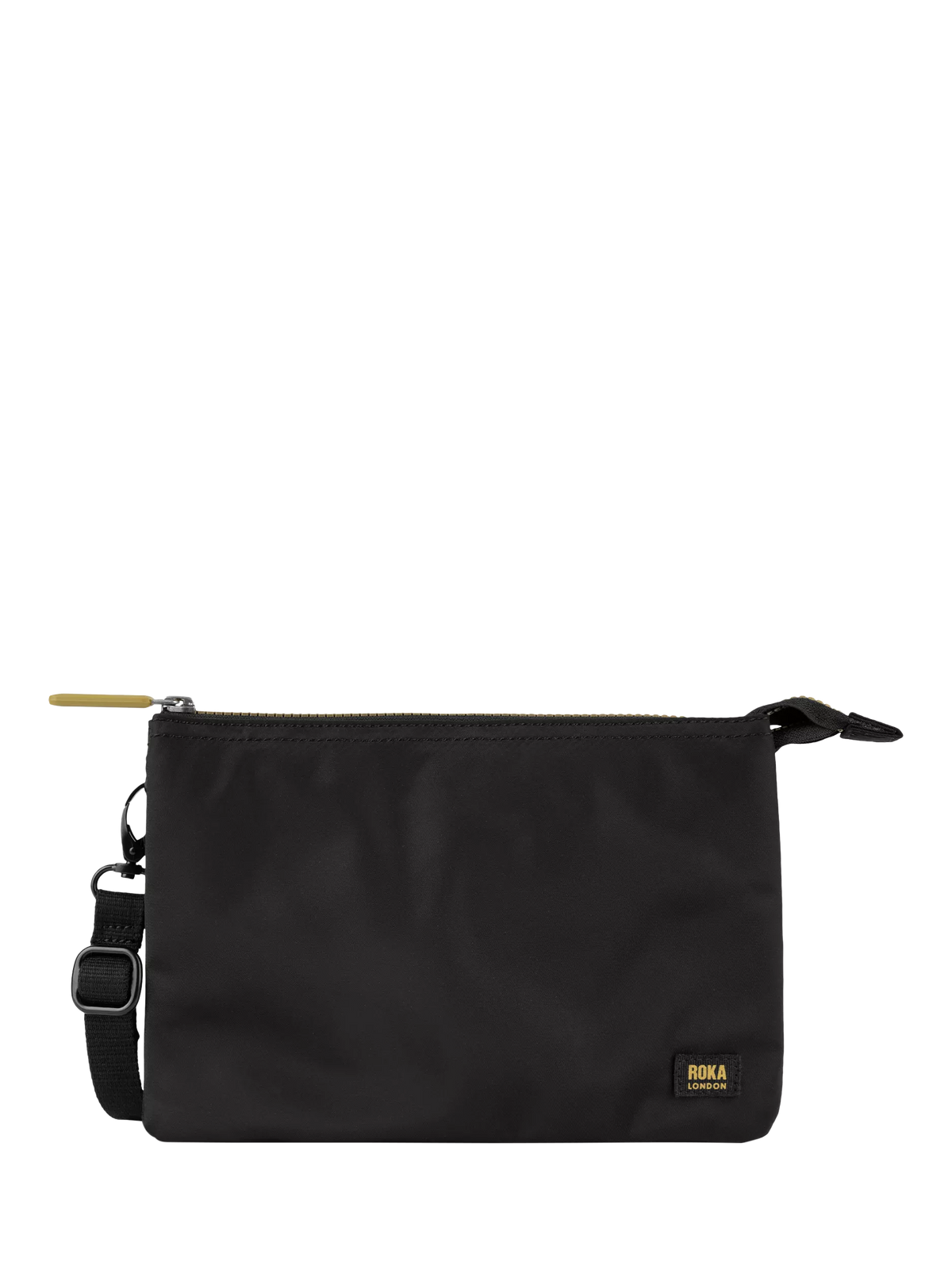 ROKA London Carnaby crossbody bag in black (British brand)