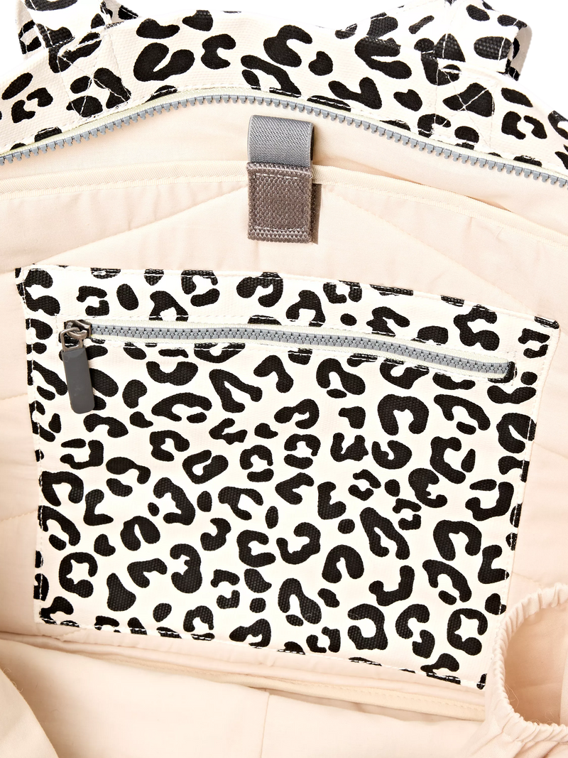 ROKA London oversized tote bag multi animal print cotton canvas - British product