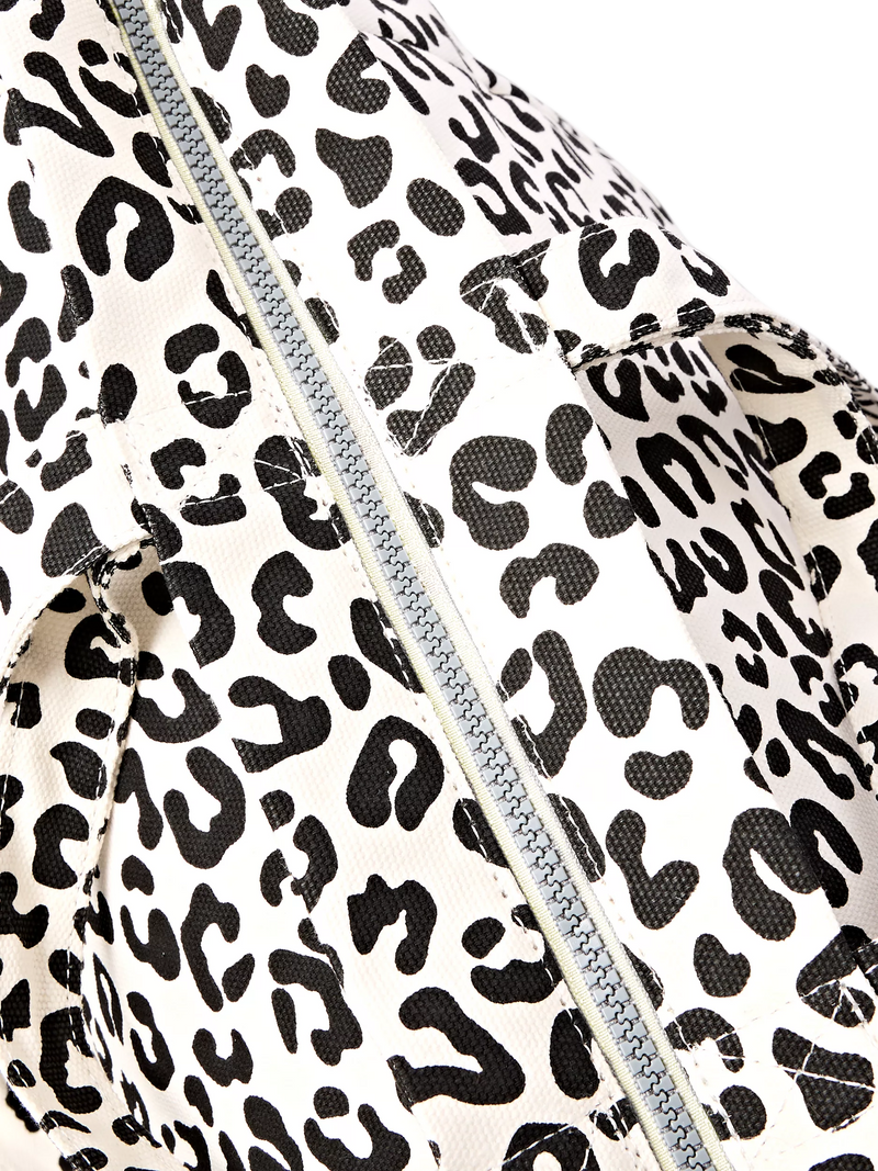 ROKA London oversized tote bag multi animal print cotton canvas - British product