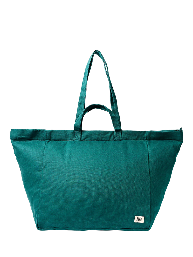 ROKA London Marylebone Oversized Tote Bag, Teal
