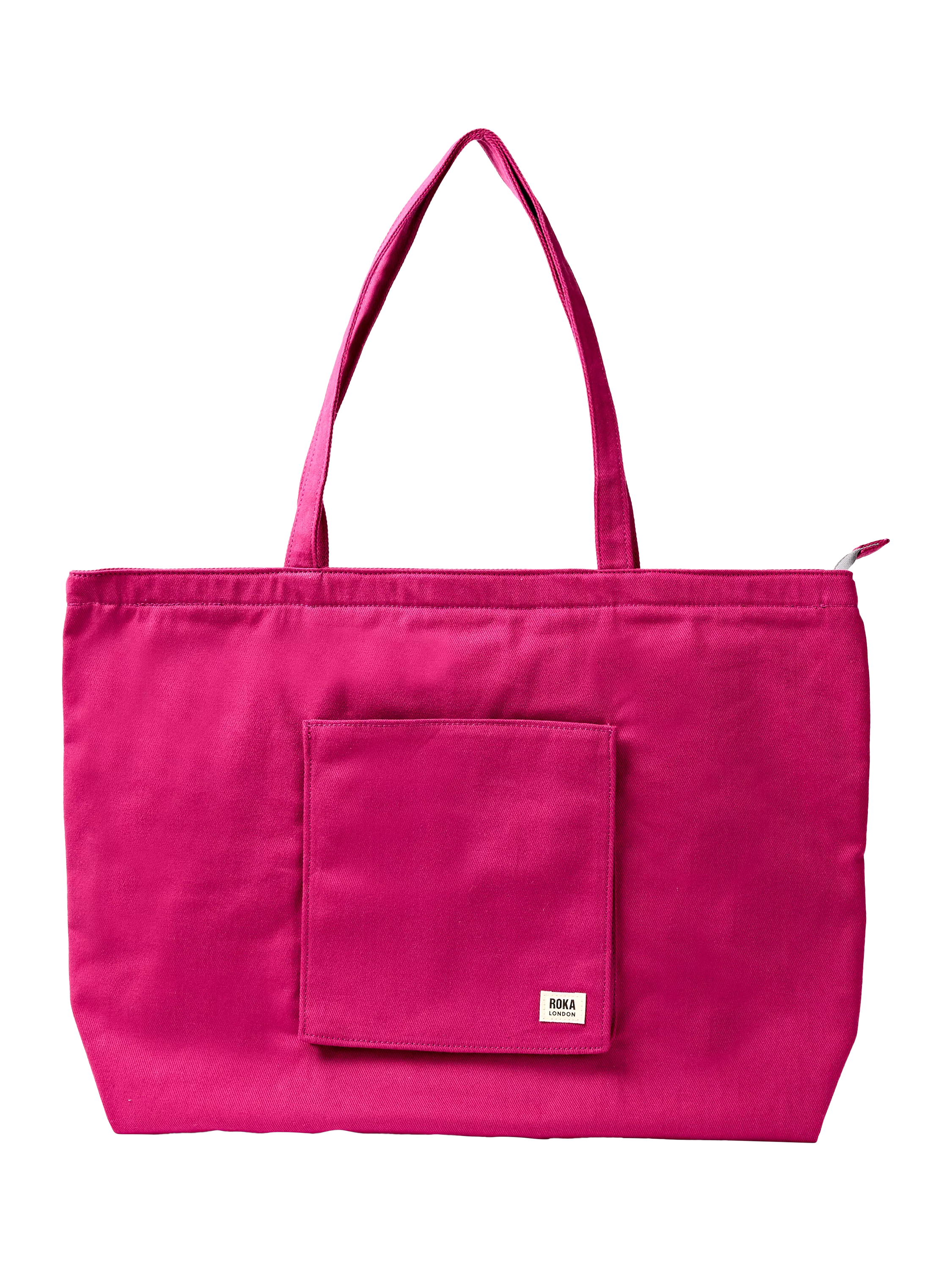 ROKA London Portobello tote bag Granita Red - British product