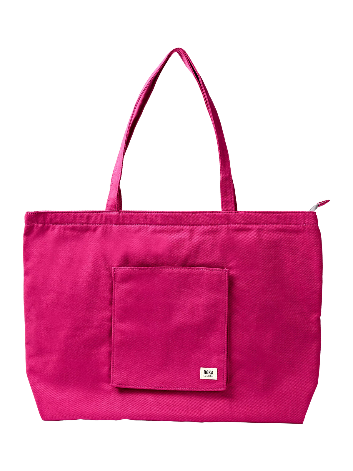 ROKA London Portobello tote bag Granita Red - British product