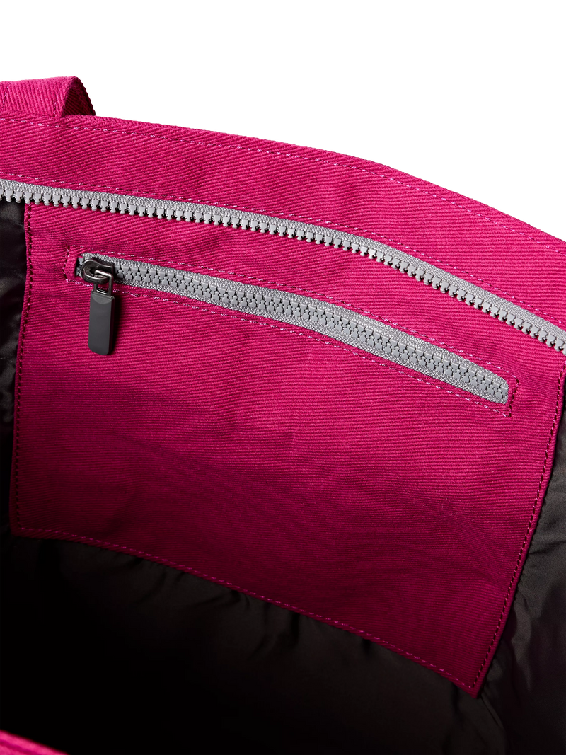 ROKA London Portobello tote bag Granita Red - British product