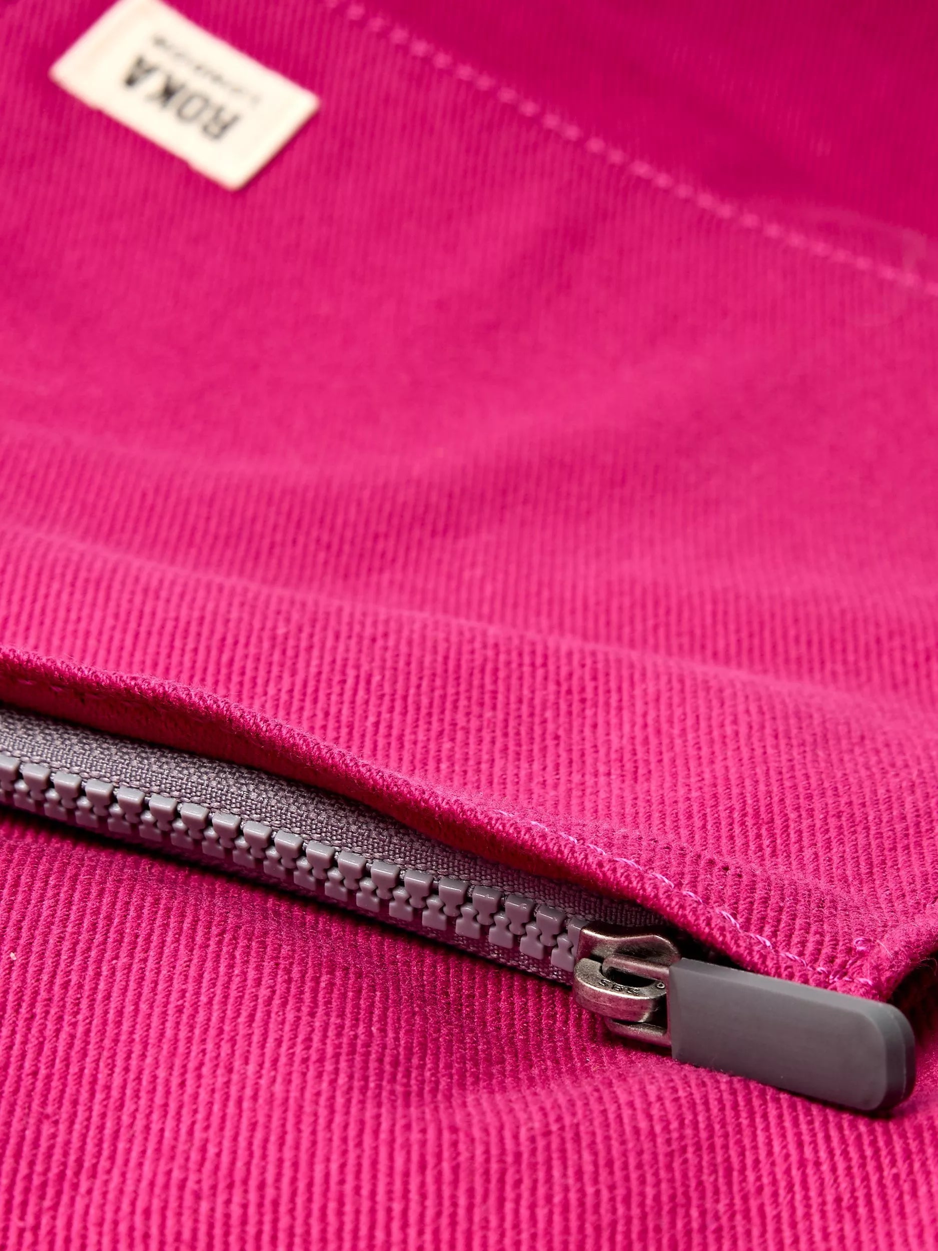 ROKA London Portobello tote bag Granita Red - British product